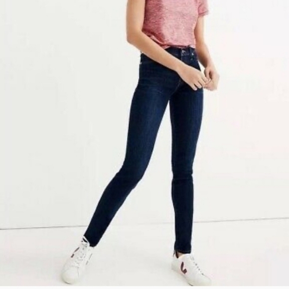 Madewell 9” Mid-Rise Skinny Jeans Sz 29 - Picture 1 of 4